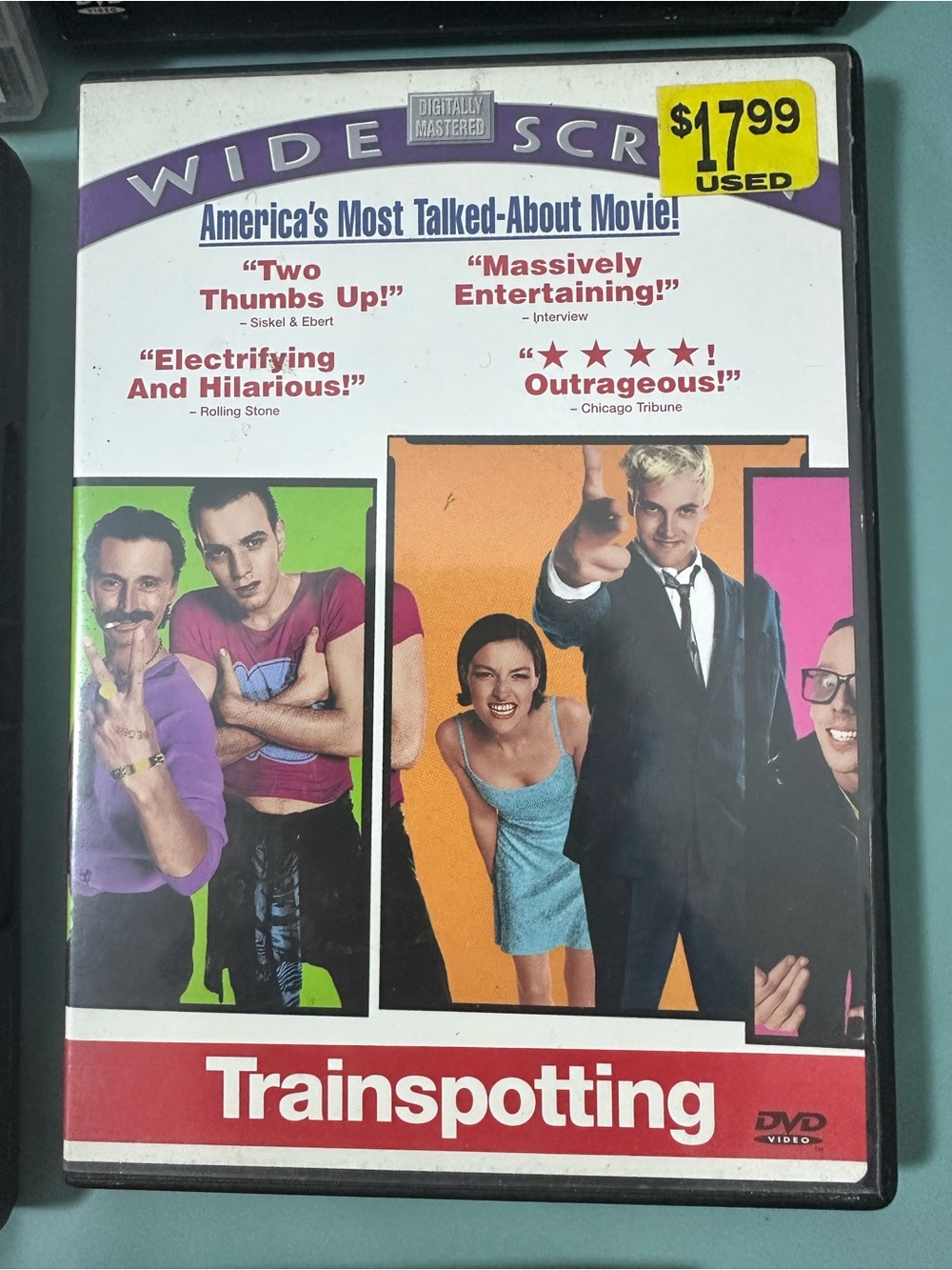 Trainspotting DVD Ewan McGregor Cult Classic Indie Drama Movie Danny Boyle